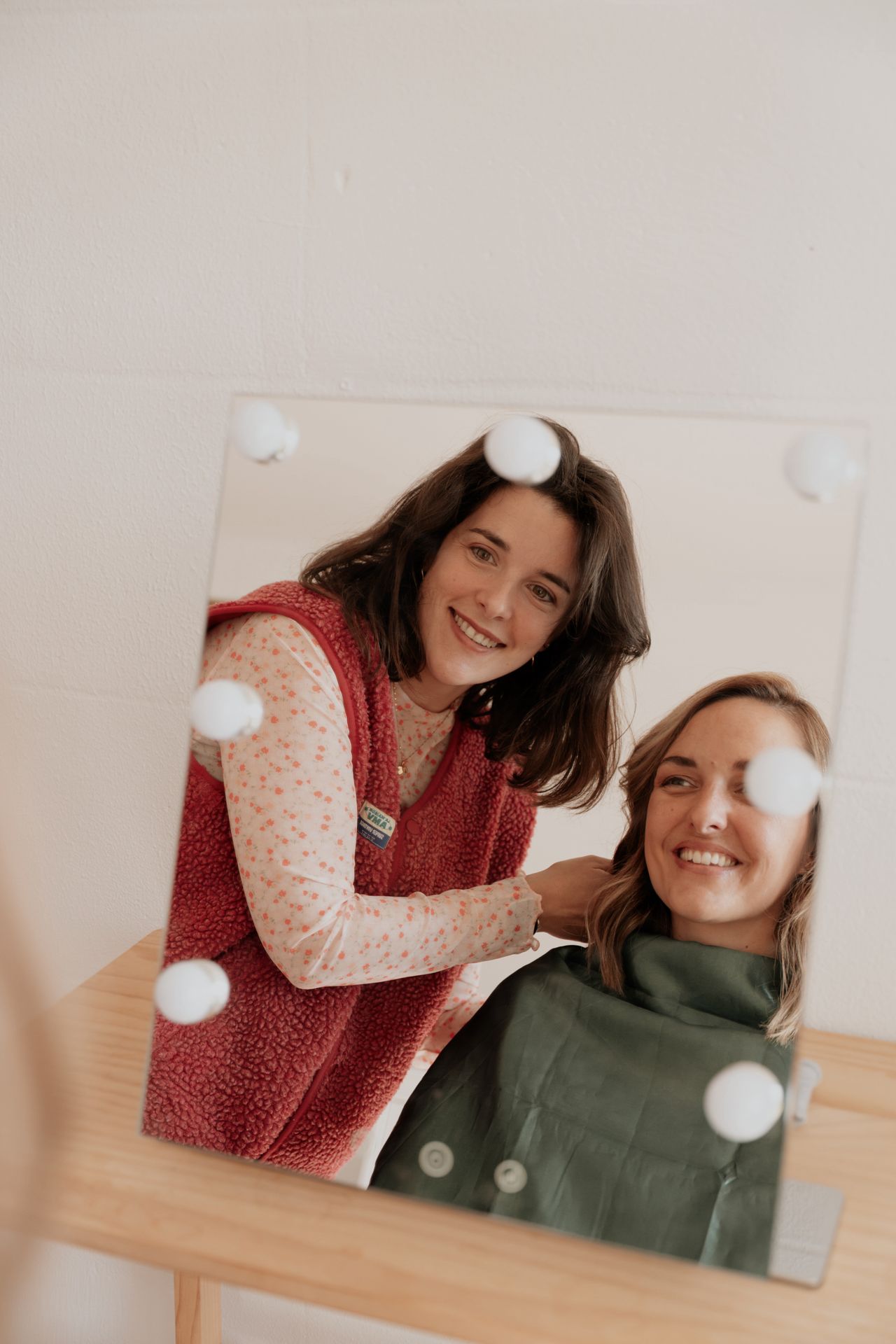 test colorimétrie drapping atelier Taohé Perwez