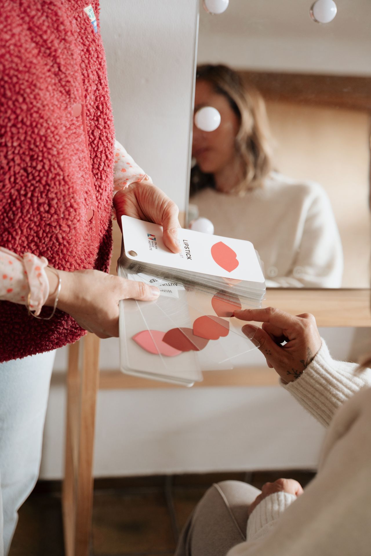 palette de couleurs personnalisée colorimétrie atelier Taohé