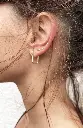 Boucle clip martelé et réversible taohé