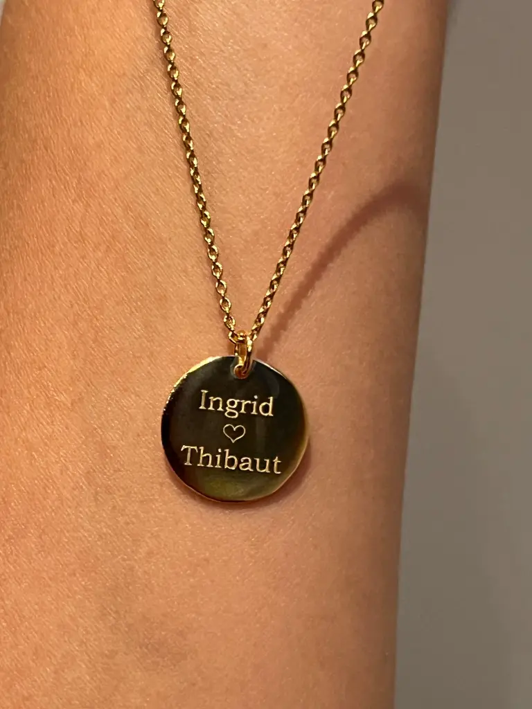 Collier Esma gravé