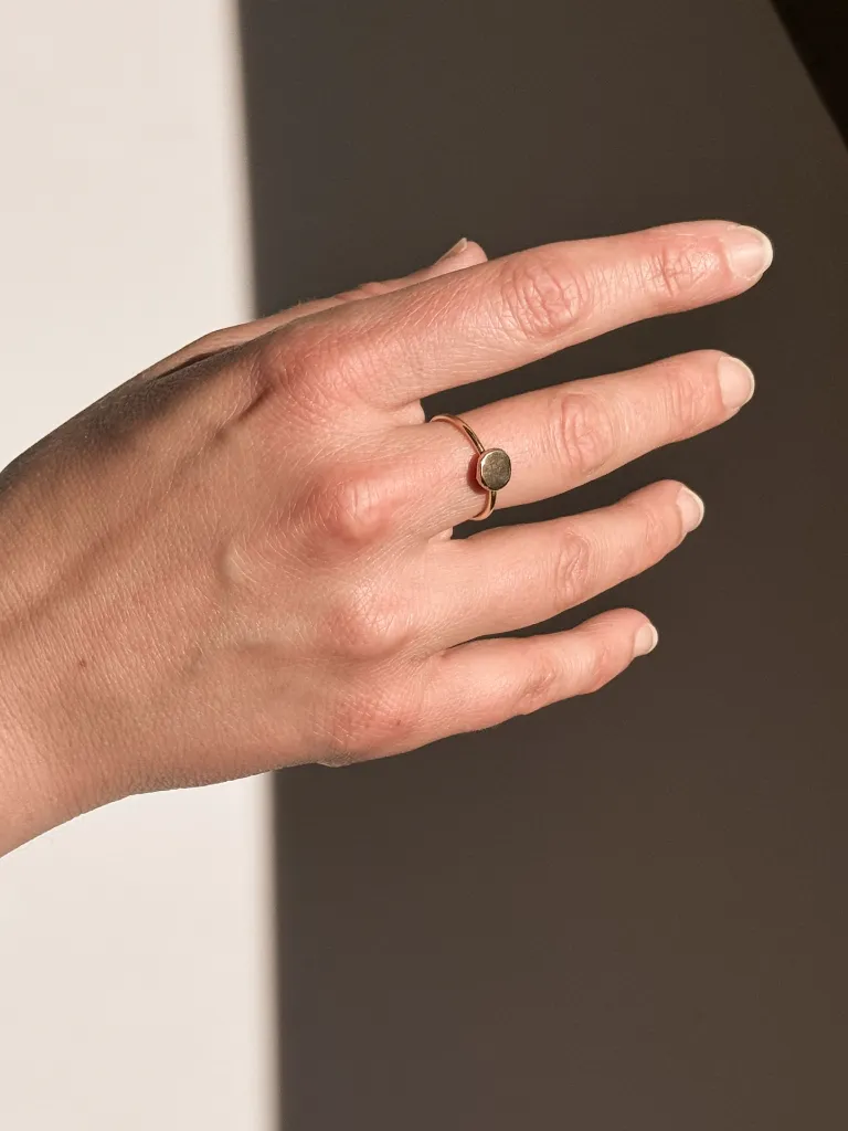 Bague pépite or 18k Fairtrade Taohe (3).webp