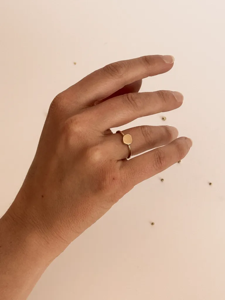 Bague pépite or 18k Fairtrade Taohe (2).webp