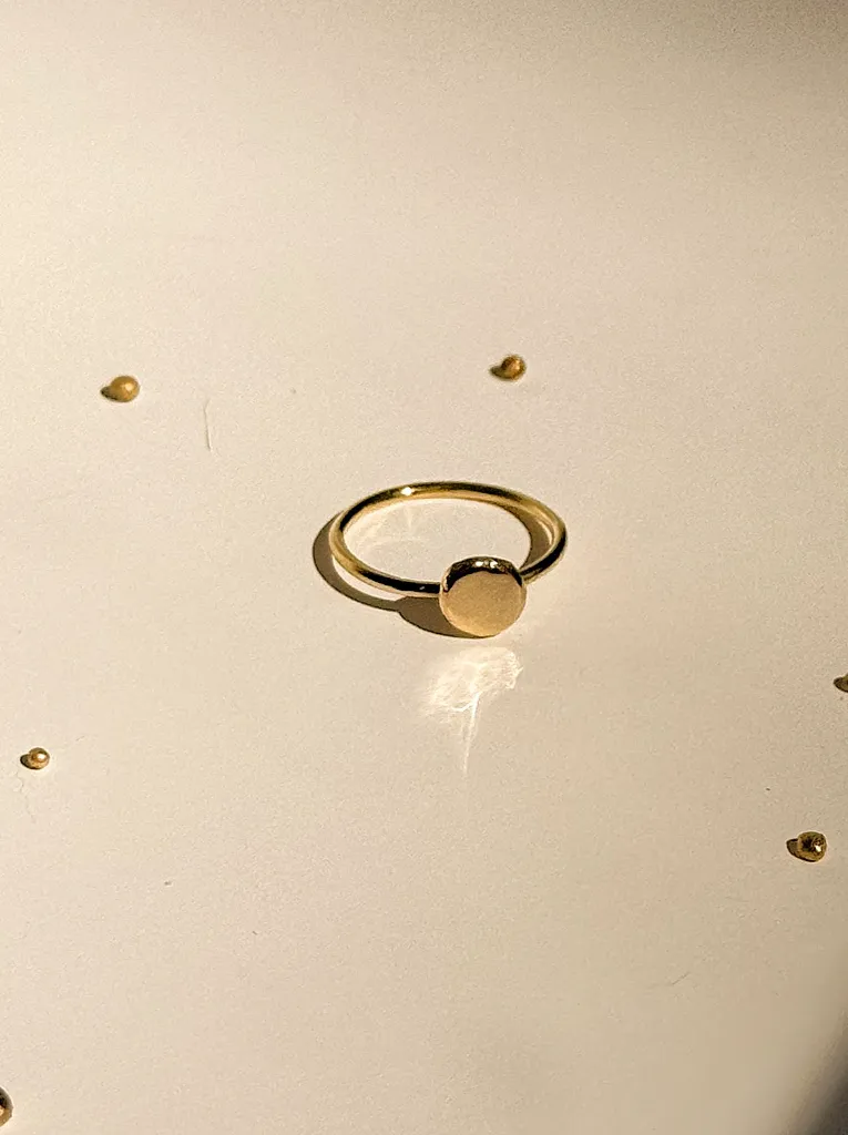 Bague pépite or 18k Fairtrade Taohe (1).webp