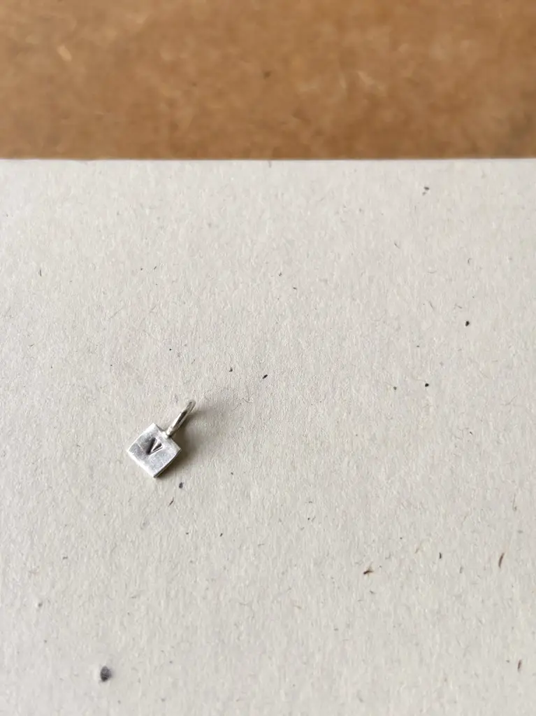 Pendentif Trace - le carré