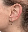 Boucle d’oreille Lucie - Clip vendu à l’unité | AG 925 - Plaqué or 18k - Or 18k Fairtrade