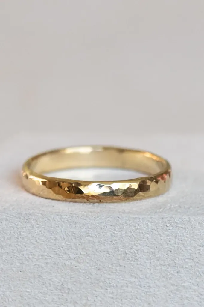 Alliance n°2 or 18k - La scintillante (Jaune, 2mm (x1,3mm d'épaisseur))