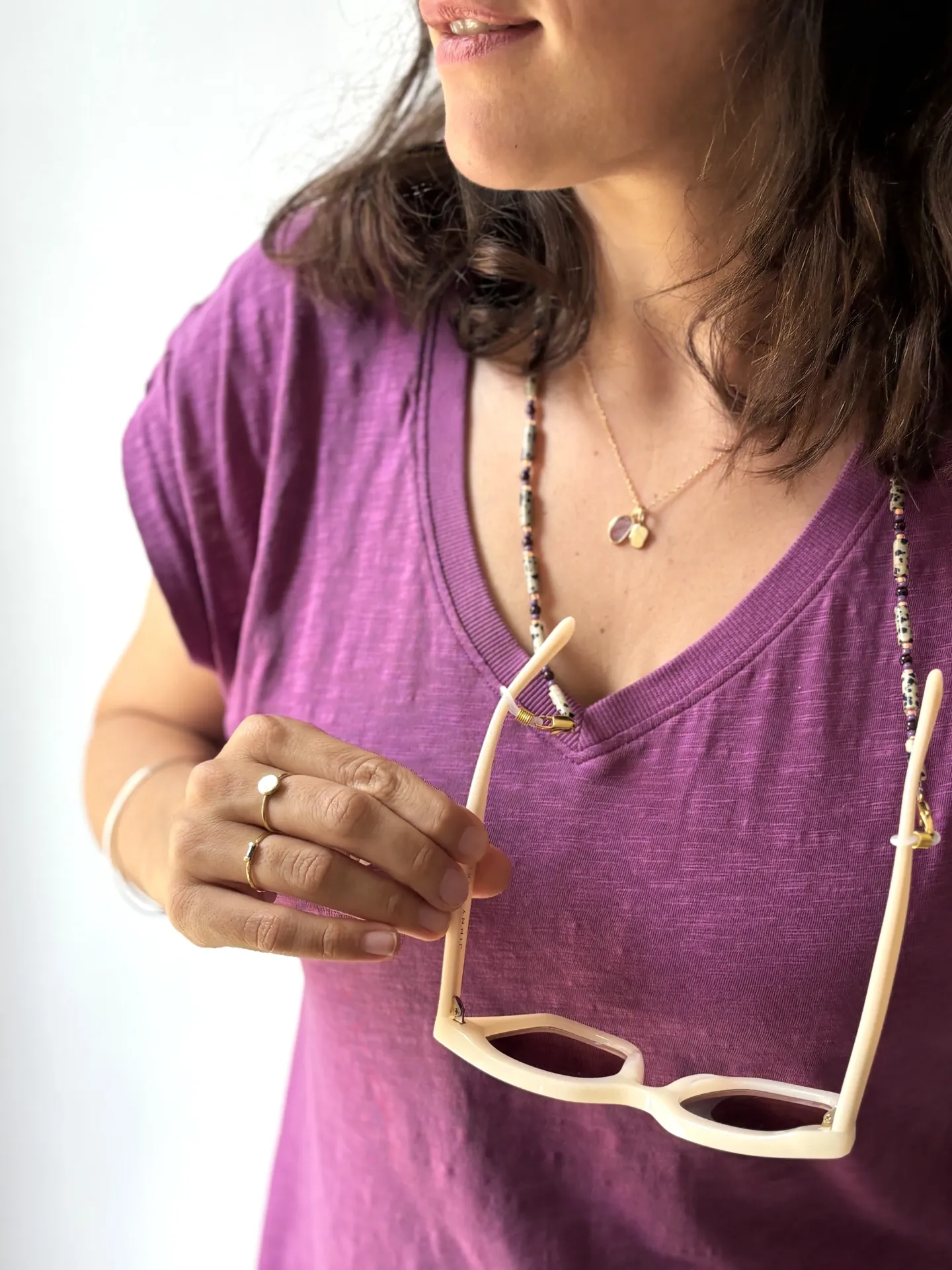 Cordon de lunettes coloré
